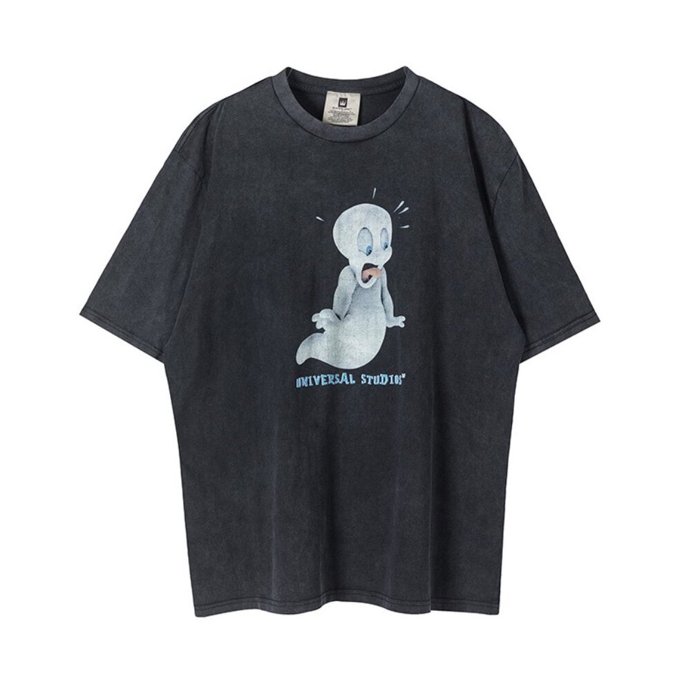 Purey Casper The Friendly Ghost Short-Sleeve Print